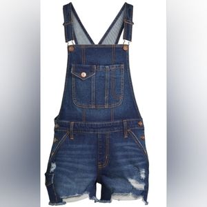 Shortalls Dark Wash NWT size Medium Romper/Overalls-Bibs/Shorts